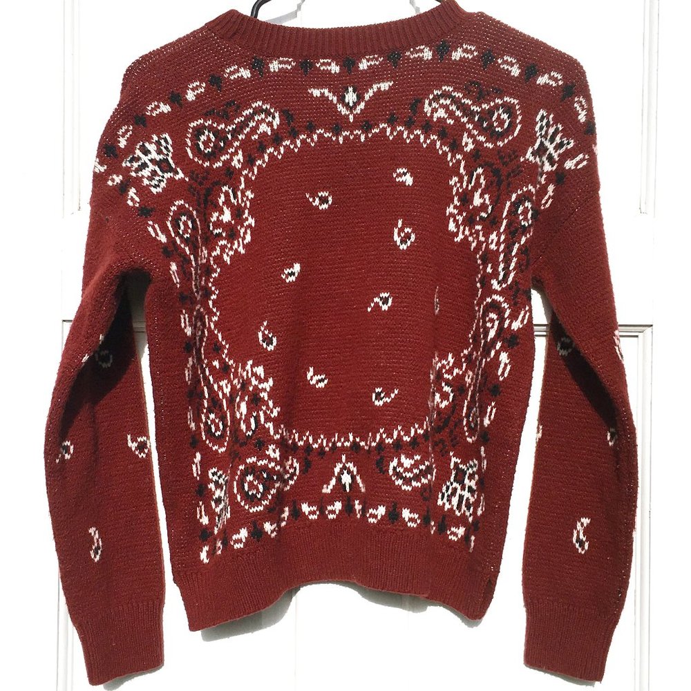 Madewell bandana pullover sweater - Picture 5 of 7